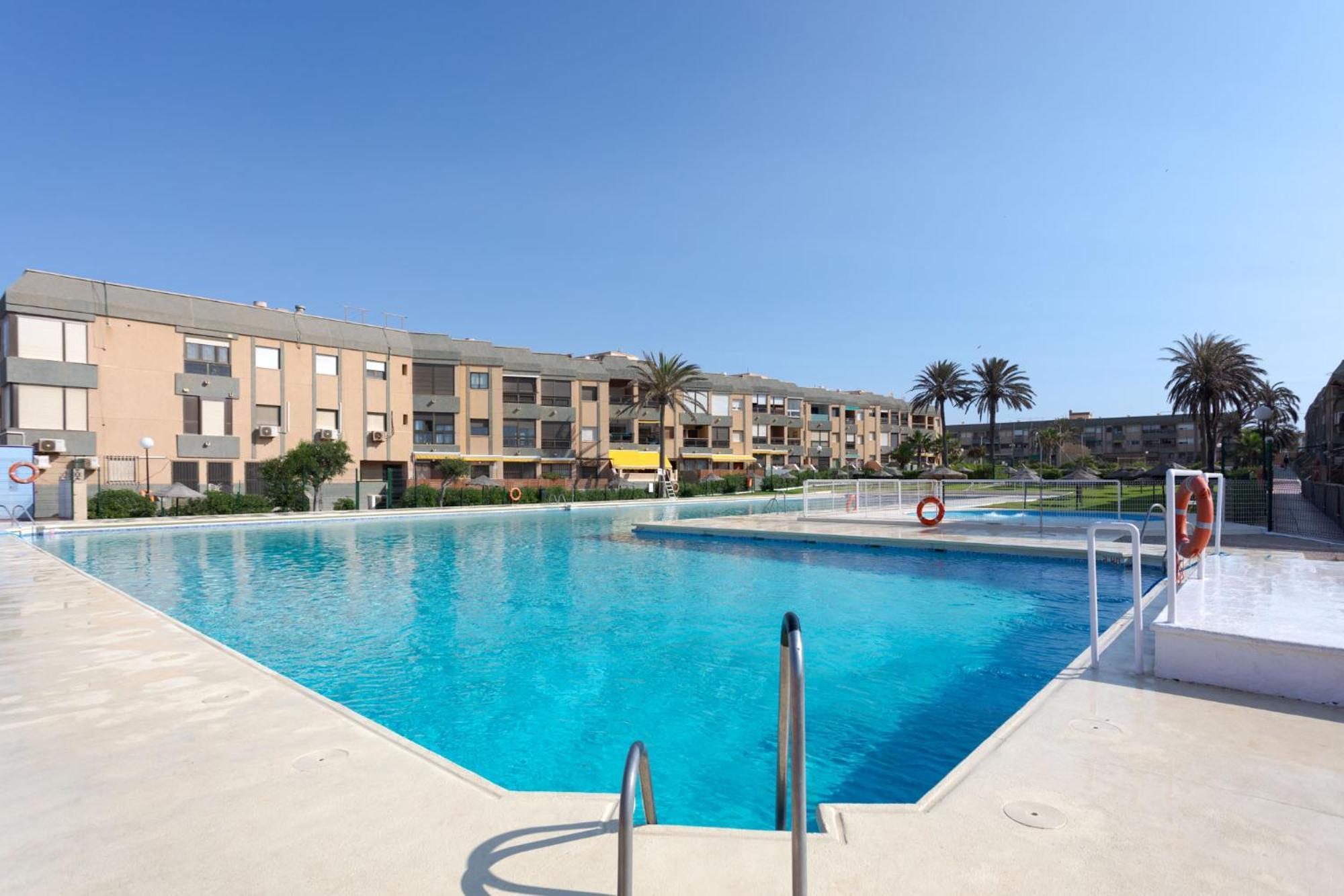 Appartement Bajo Primera Linea Playa, Retamar, Cabo De Gata, Wifi *